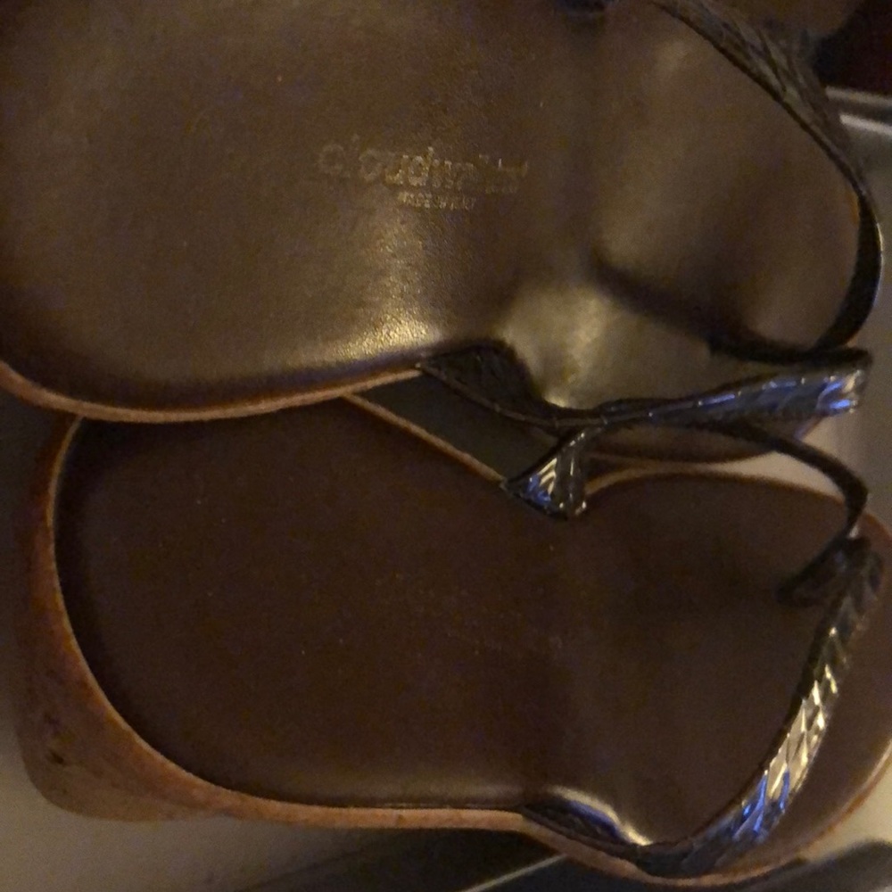 Shoes Very good condition.  Worn twice.  Hve wedge heels 8W